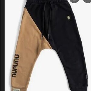 Nununu Kids Black and Tan Joggers